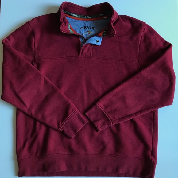 SOLD ❌ Orvis 1/4 zip pullover w/ buttons - Picture 4 of 6